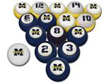 NCAA Numbered Pool Balls
