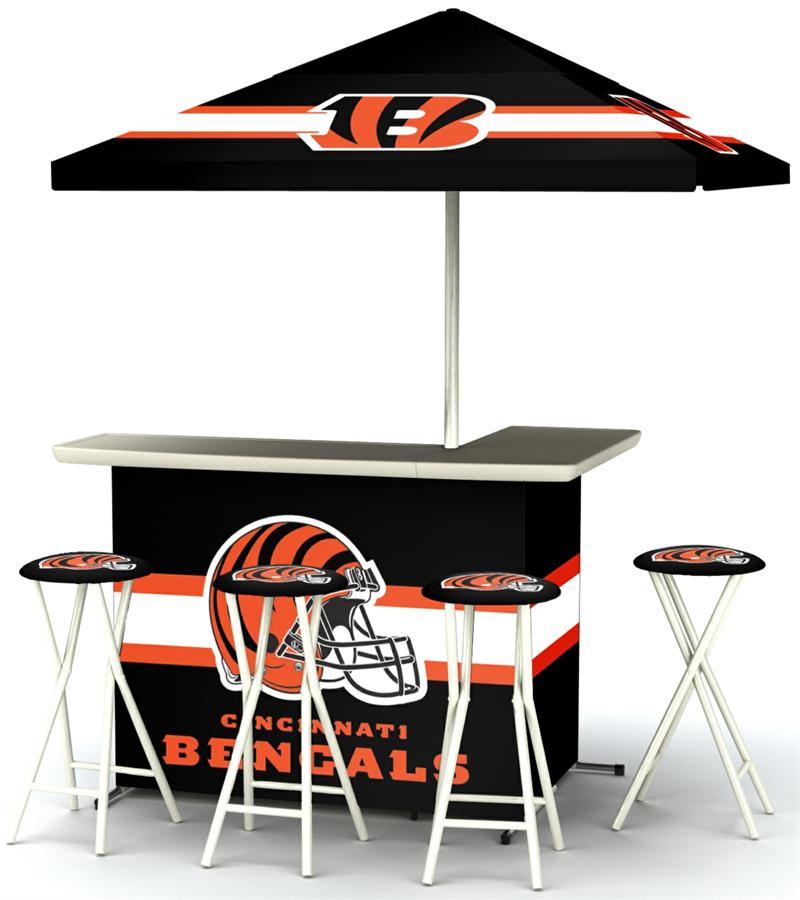 Cincinnati Bengals Deluxe Portable Tailgate Bar Set