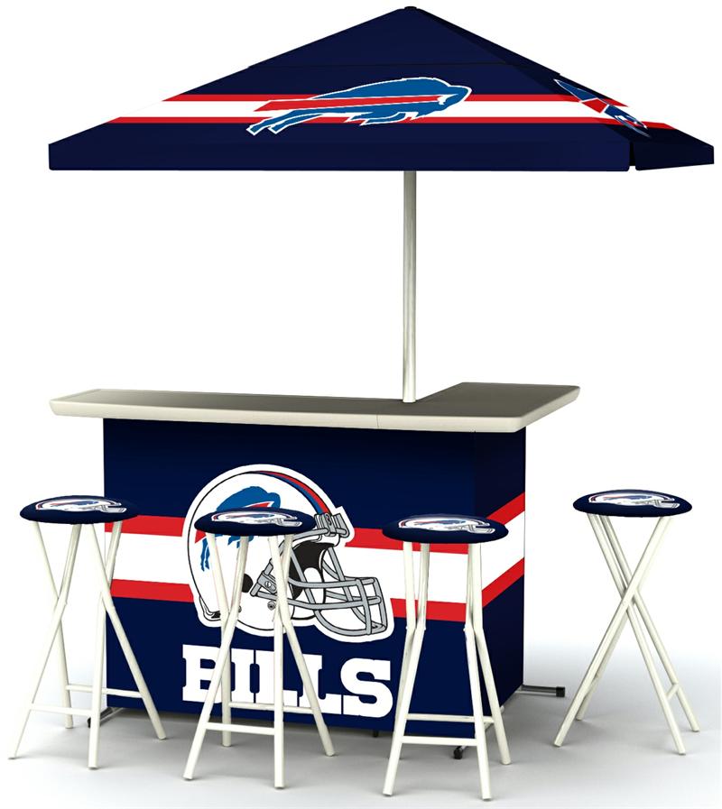 Buffalo Bills Deluxe Portable Tailgate Bar Set