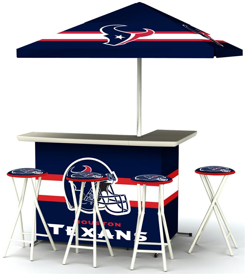 Houston Texans Deluxe Portable Tailgate Bar Set