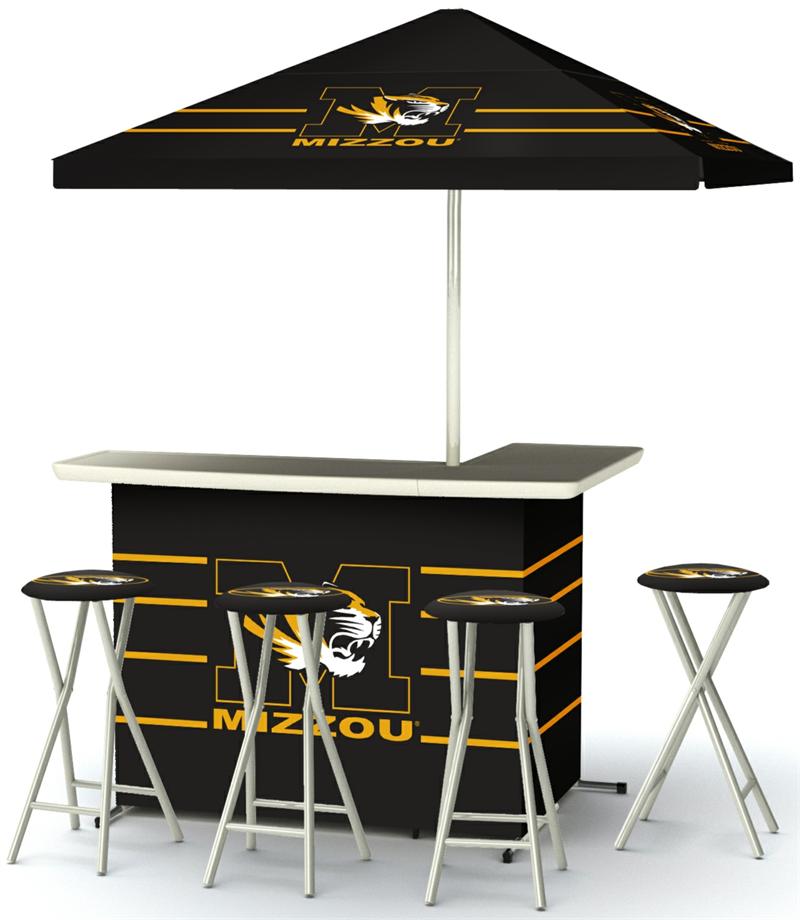 Missouri Tigers Deluxe Portable Tailgate Bar Set