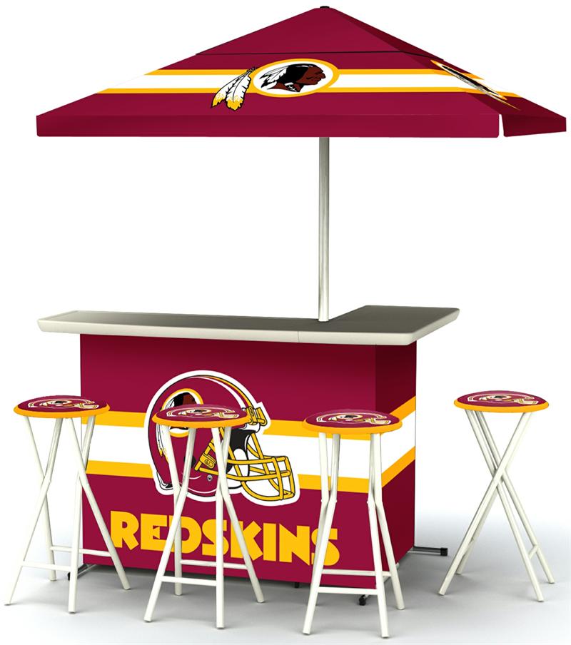 Washington Redskins Deluxe Portable Tailgate Bar Set