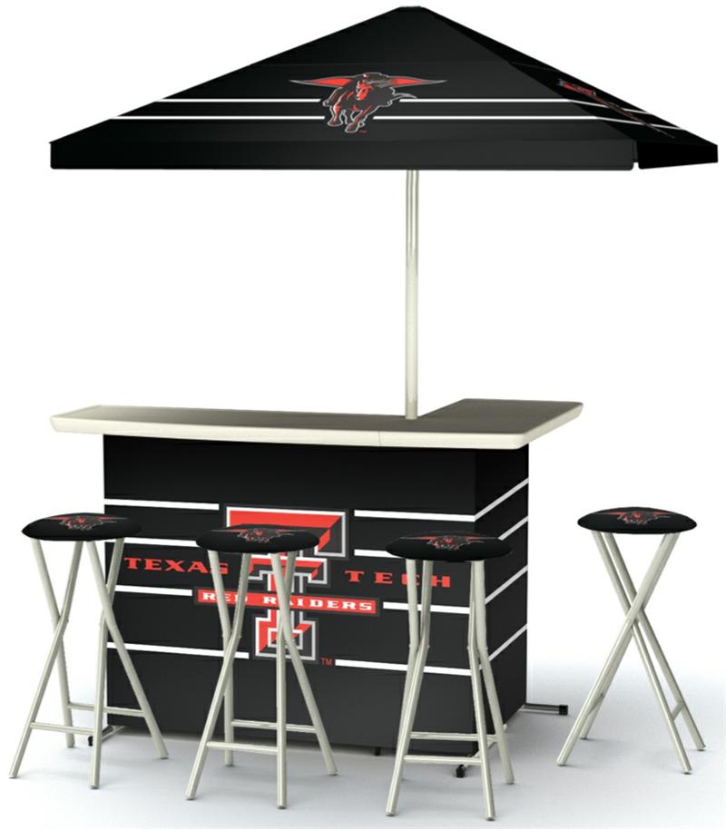 Texas Tech Deluxe Portable Tailgate Bar Set