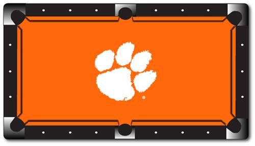 Clemson Tigers Pool Table Felt