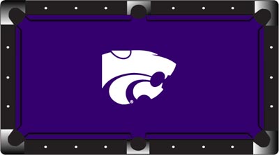 Kansas State Wildcats Pool Table Felt