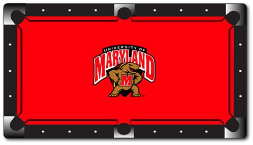 Maryland Terrapins Pool Table Felt