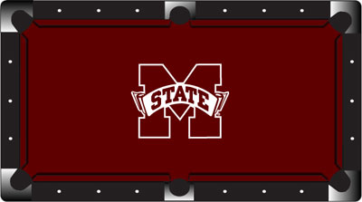Mississippi State Bulldogs Pool Table Felt