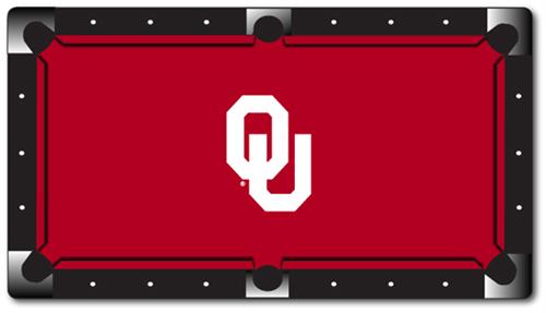 Oklahoma Sooners Pool Table Felt