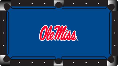 Ole Miss Rebels Pool Table Felt