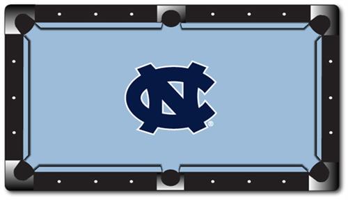 North Carolina Tar Heels Pool Table Felt