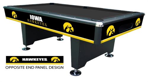 Iowa Hawkeyes Varsity Pool Table