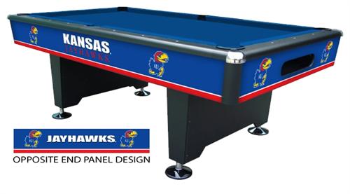 Kansas Jayhawks Varsity Pool Table