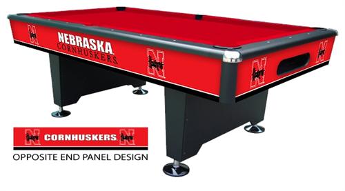 Nebraska Cornhuskers Varsity Pool Table