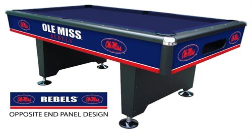 Ole Miss Rebels Varsity Pool Table
