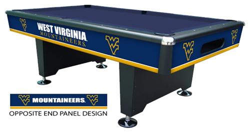 West Virginia Mountaineers Varsity Pool Table