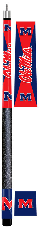 Ole Miss Varsity Pool Cue Stick
