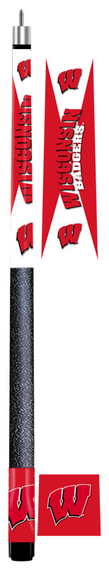 Wisconsin Badgers Varsity Pool Cue Stick