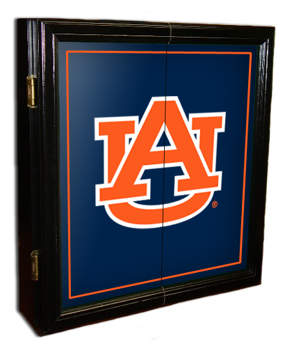 Auburn Tigers MVP Dart Board Cabinet
