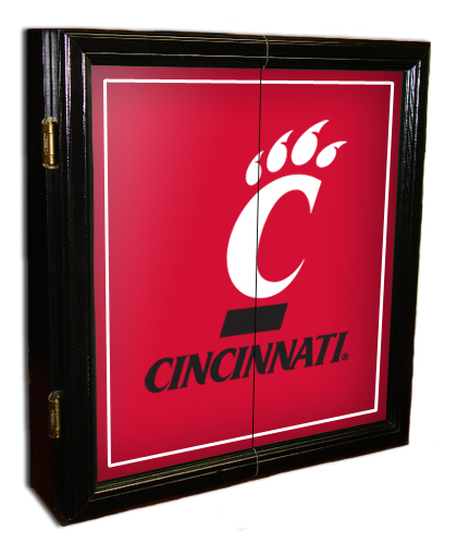 Cincinnati Bearcats MVP Dart Board Cabinet