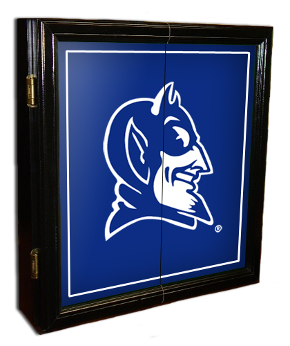Duke Blue Devils MVP Dart Board Cabinet