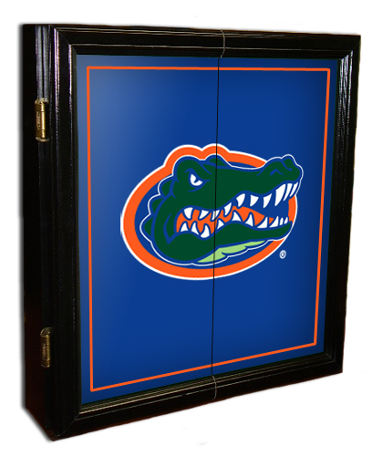 Florida Gators MVP Dart Board Cabinet
