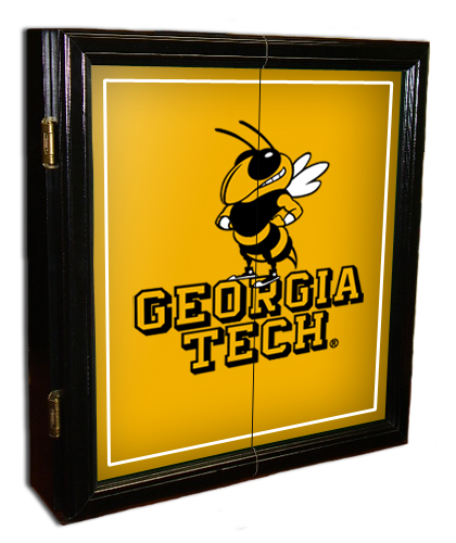 Georgia Tech Yellow Jackets MVP Dart Board Cabinet