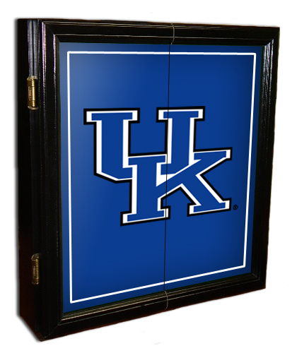 Kentucky Wildcats MVP Dart Board Cabinet