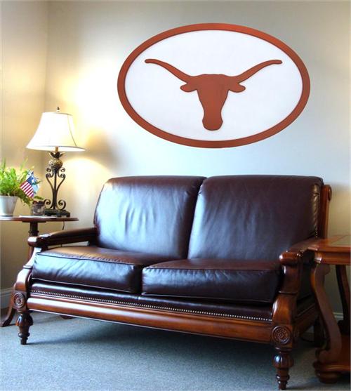 Texas Longhorns 46-Inch Carved Wall Art