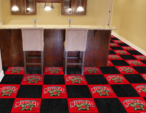 Maryland Terrapins 20 Piece Carpet Tile Set