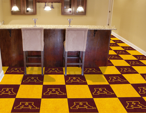 Minnesota Golden Gophers 20 Piece Carpet Tile Set