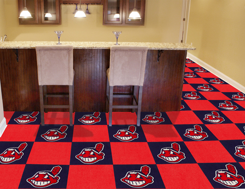 Cleveland Indians Carpet Tile Set