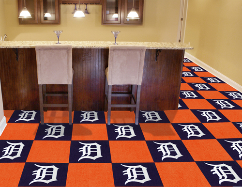 Detroit Tigers Carpet Tile Set