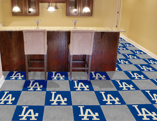 LA Dodgers Carpet Tile Set