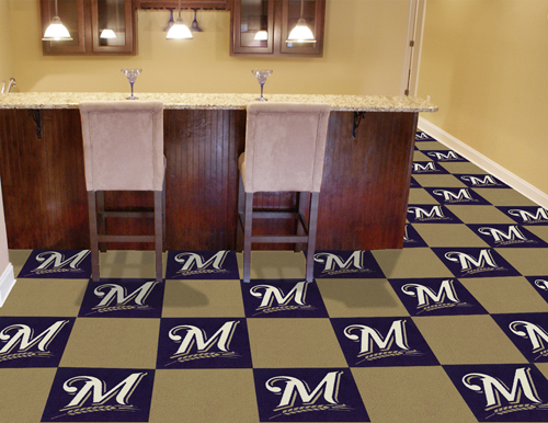 Milwaukee Brewers Carpet Tile Set