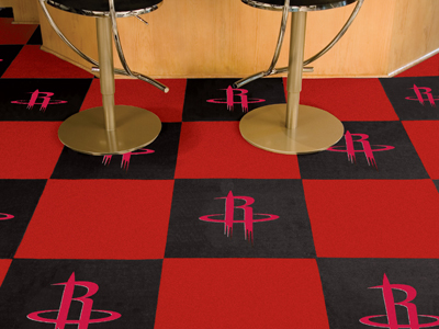 Houston Rockets Carpet Tile Set