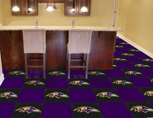 Baltimore Ravens Carpet Tile Set