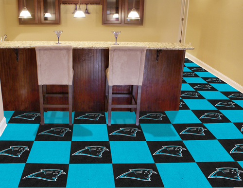 Carolina Panthers Carpet Tile Set
