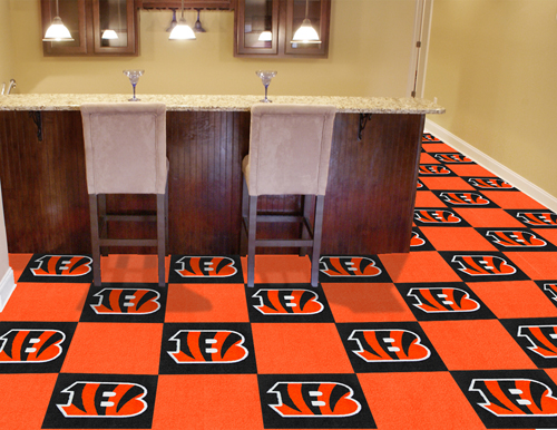Cincinnati Bengals Carpet Tile Set