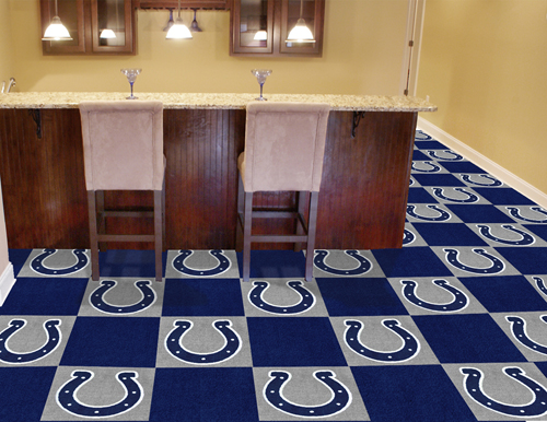 Indianapolis Colts 20 Piece Carpet Tile Set