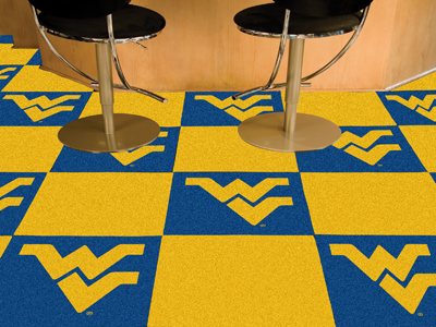 West Virginia Mountaineers Carpet Tiles