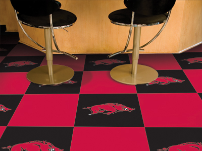 Arkansas Razorbacks Carpet Tiles