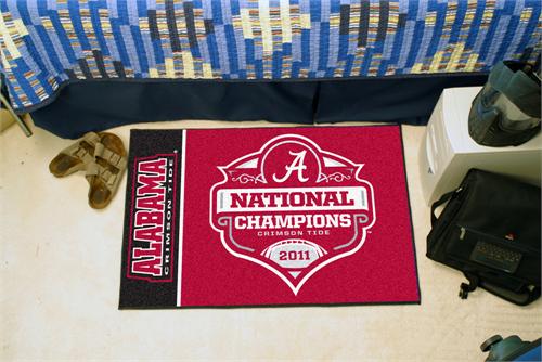 Alabama Crimson Tide BCS Champions Starter Mat