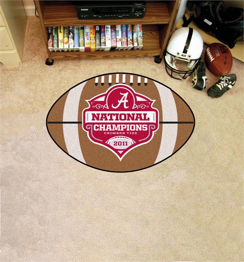 Alabama Crimson Tide BCS Champions Football Rug