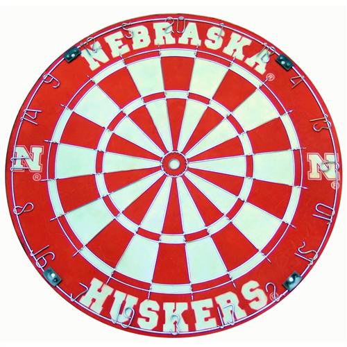 Nebraska Cornhuskers Bristle Dartboard
