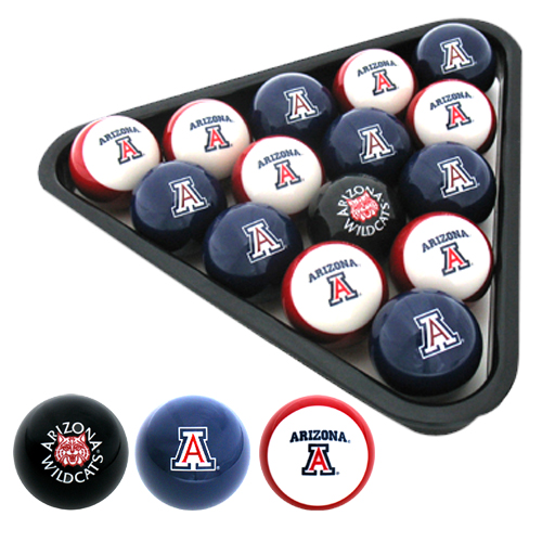 Arizona Wildcats Billiard Balls