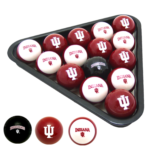 Indiana Hoosiers Billiard Balls