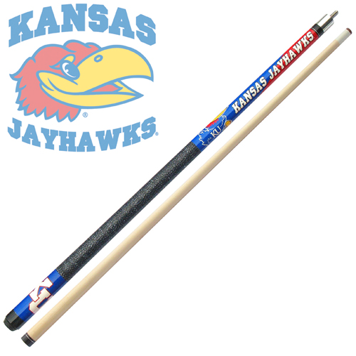 Kansas Jayhawks Billiard Pool Cue Stick