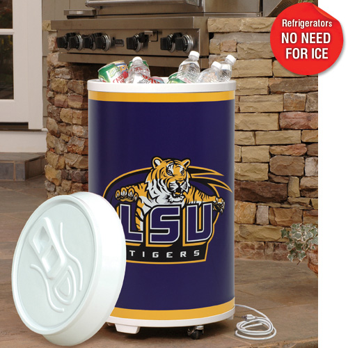 LSU Tigers Coola Can Sports Refrigerator