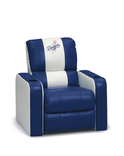 LA Dodgers Dreamseat Leather Recliner