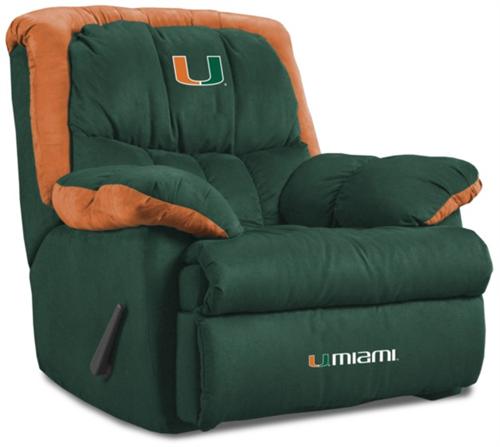 Miami Hurricanes Home Team Recliner